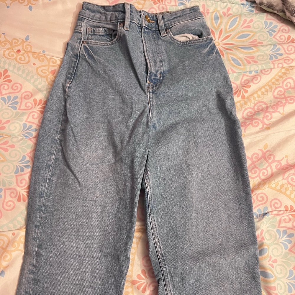 H&M curvy mom jeans